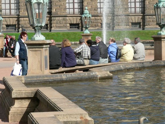 Solidaritt - im Zwinger-Innenhof